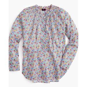 J. Crew Floral Blouse - Multicolor